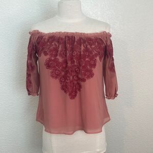 For Love & Lemons Blouse. Xs